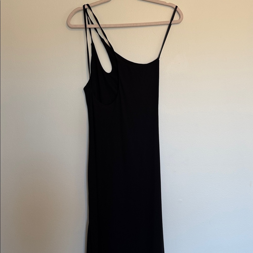 Frame One Shoulder Midi Dress Small - Picture 4 of 9